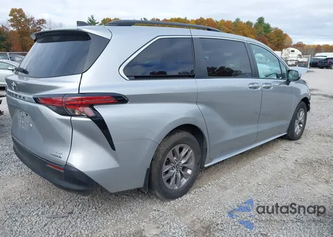 2021 Toyota Sienna Le из США, поврежденный, VIN 5TDKRKEC8MS071429
